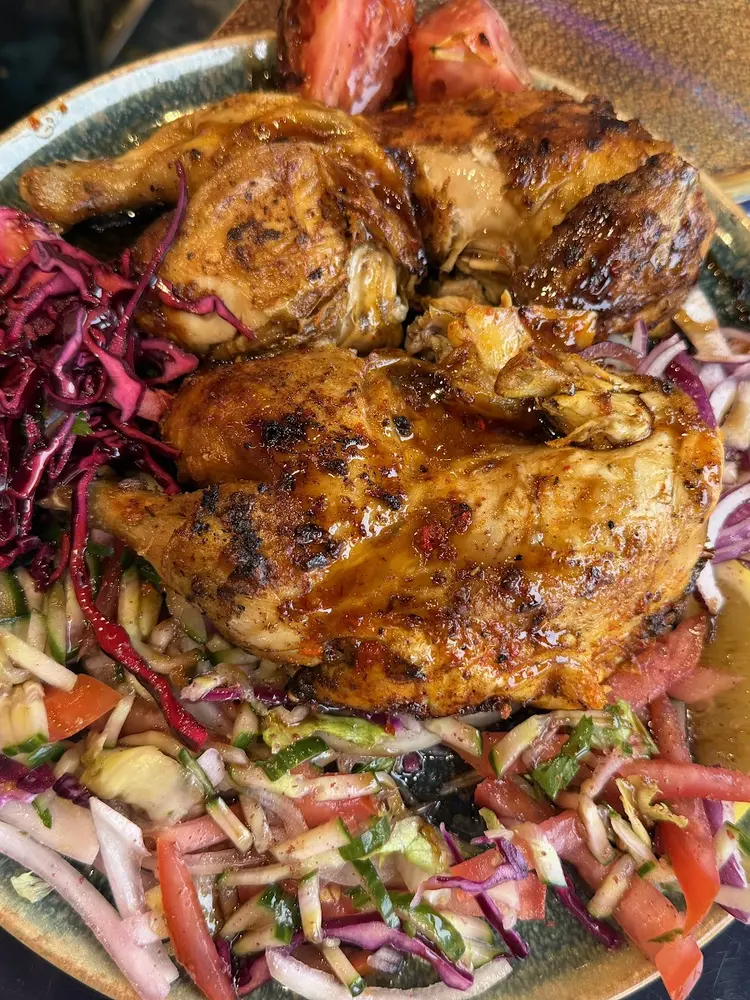 Charcoal grill dish at Original Shawarma Grill, Glasgow